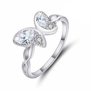 Sterling Silver Butterfly Ring size 6